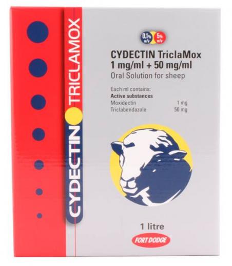  Cydectin Triclamox Sheep Drench 1L