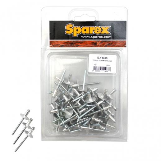  Sparex S.11463 Pop Rivets 4.8 x 10mm