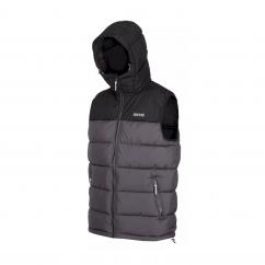 Regatta RMB119 Nevado Mens Hooded Jacket Grey/Black image