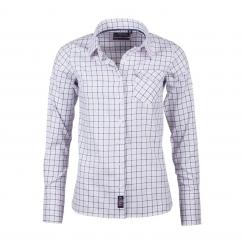 Rydale Ellie Ladies Long Sleeve Check Shirt Navy image