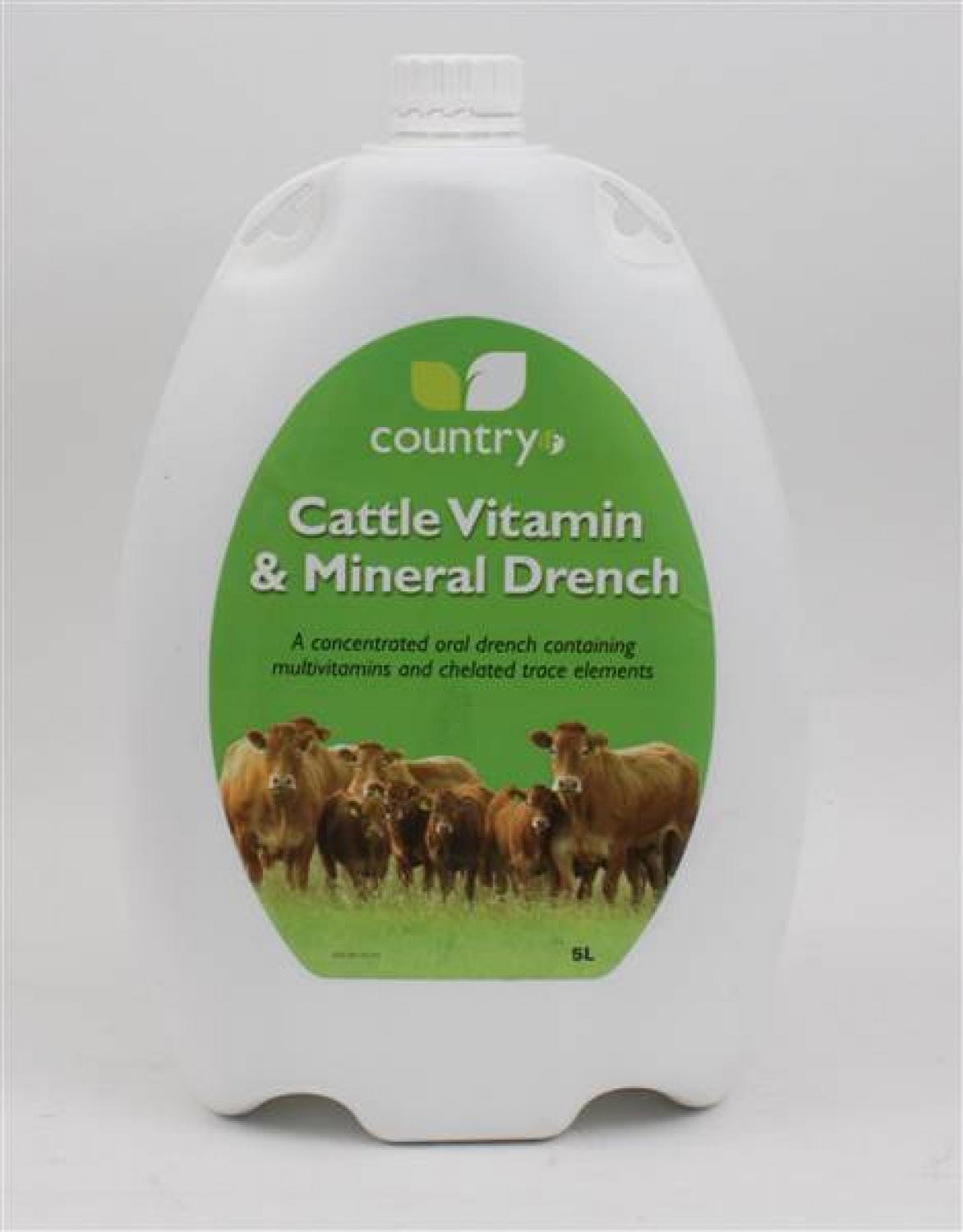 Buy Country Cattle Vitamin & Mineral Drench 5L 5L from Fane Valley