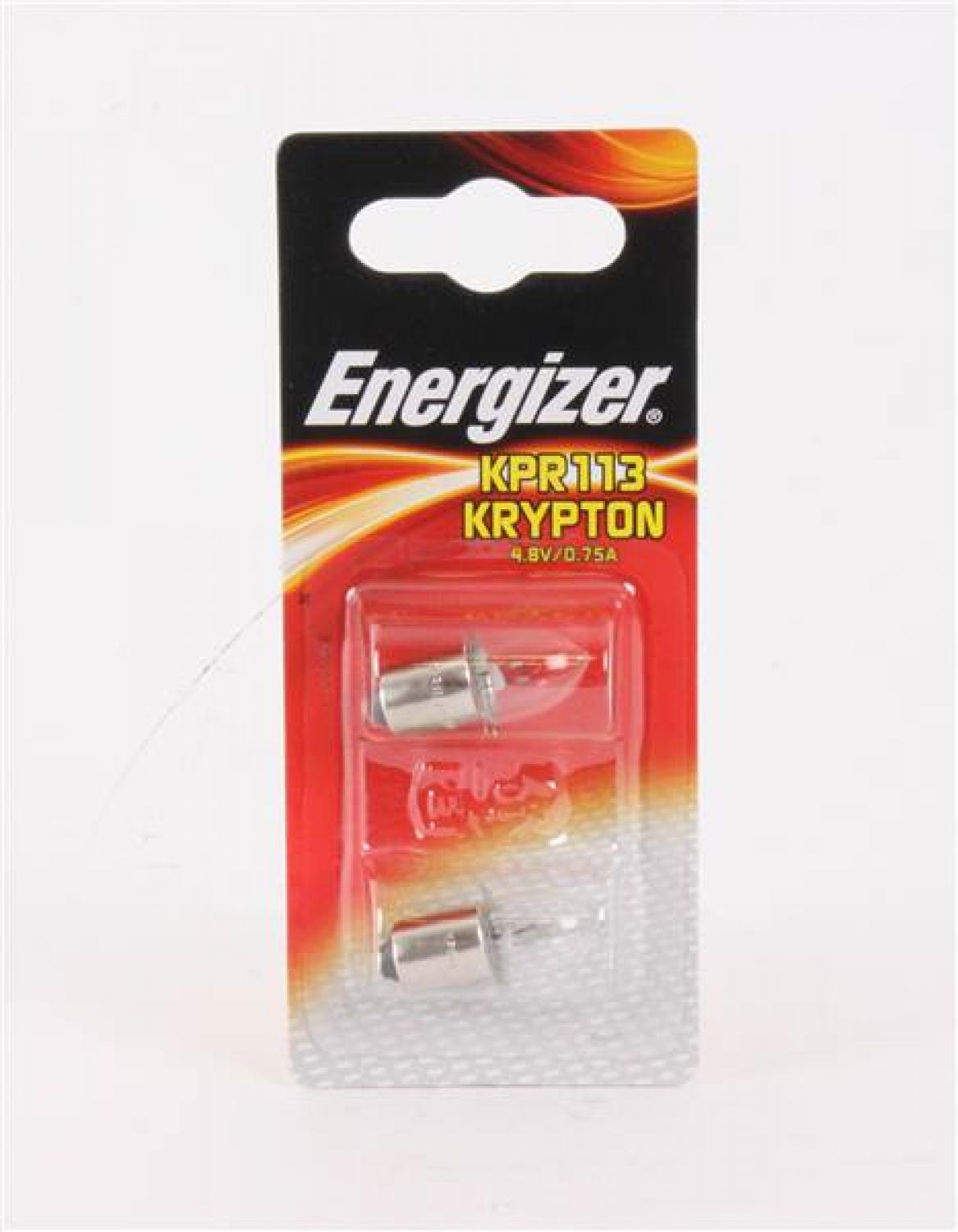 Buy Energizer KPR113 4.8V Krypton Bulb 2 Pack from Fane Valley Stores