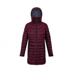 Regatta RWN230 Andel lll Ladies Long Quilted Jacket Burgundy image