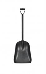 Black Plastic Superpan Shovel with Plastic Handle & D Handle image