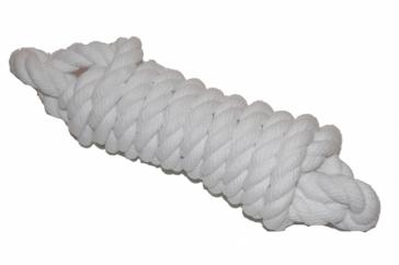 Deluxe White Cotton Bull Halter  image