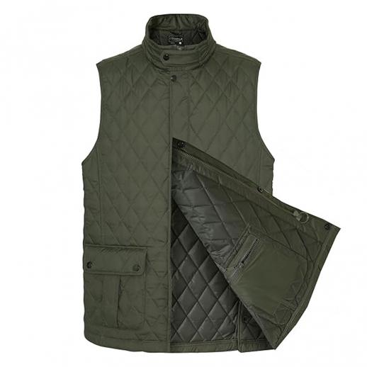  Champion Ashby Mens Diamond Quilted Bodywarmer in Olive 