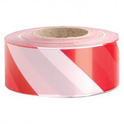 Deemark Red & White Barrier Tape 75mm x 500m image