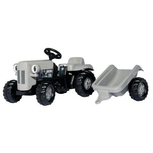  Rolly Kid Little Grey Fergie Tractor with Trailer - 01494
