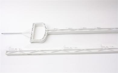 Plastic Electric Fence Poly Post Stirrup Type  image