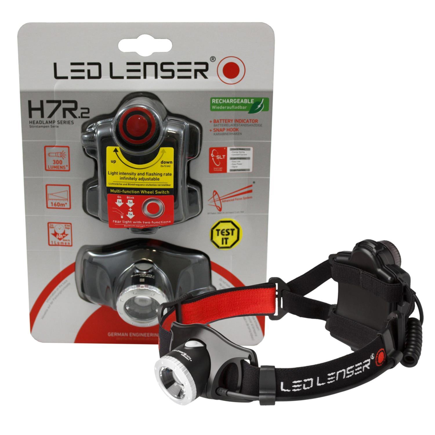 At opdage lancering Enhed Buy Lenser LED H7R.2 Rechargeable Head Torch 7298 from Fane Valley Stores  Agricultural Supplies