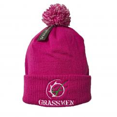 Grassmen Pink Bobble Hat image