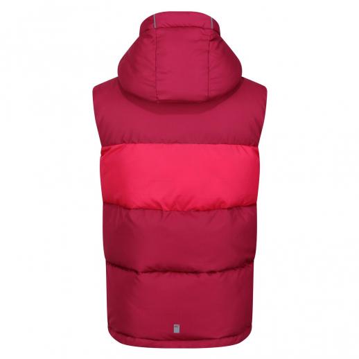  Regatta ZRKB Lofthouse Kids Hooded Bodywarmer Berry Pink