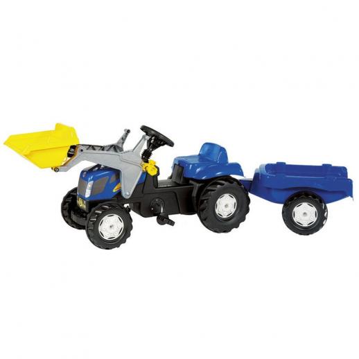  Rolly New Holland Tractor with Loader & Trailer 