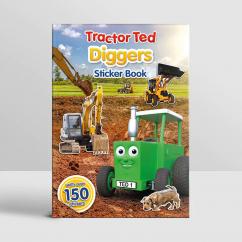 Tractor Ted Sticker Book - Diggers image