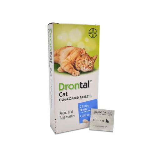  Drontal Cat Wormer Tablet 