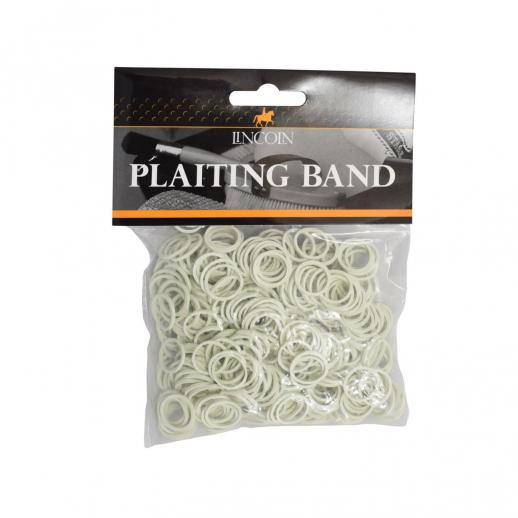  White Plaiting Bands