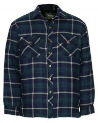 Champion Totnes Quilted Padded Long Sleeve Shirt Navy image