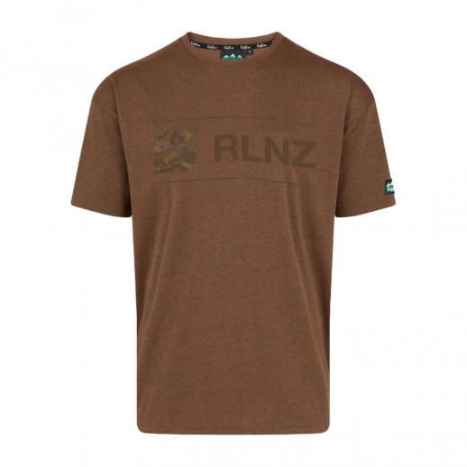  Ridgeline Basis Mens T-Shirt Ochre Marl 