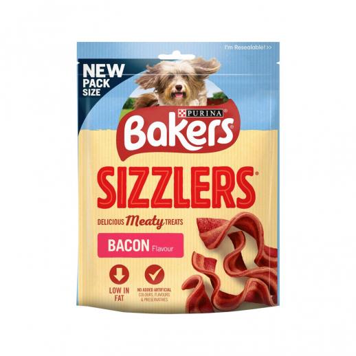 Bakers Bacon Sizzlers Dog Treats 