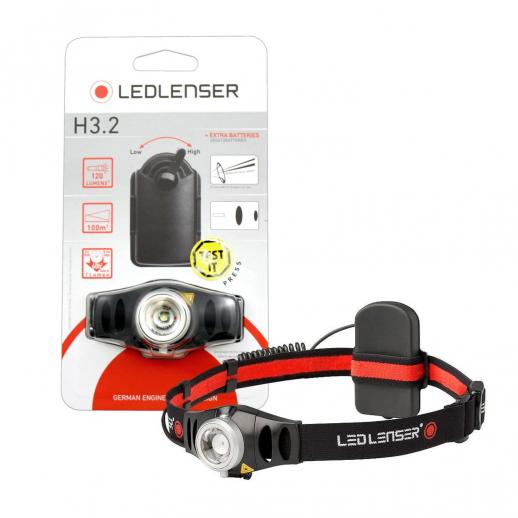  Lenser LED H3.2 Battery Head Torch