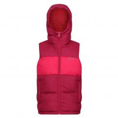 Regatta ZRKB Lofthouse Kids Hooded Bodywarmer Berry Pink image