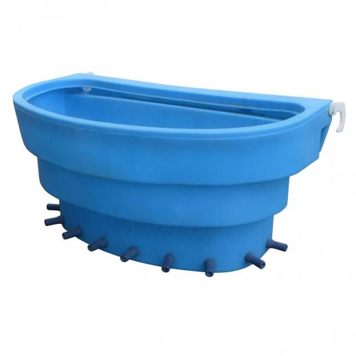  JFC GF10 10 Teat Flat Bottom Calf Feeder with Starter Teats