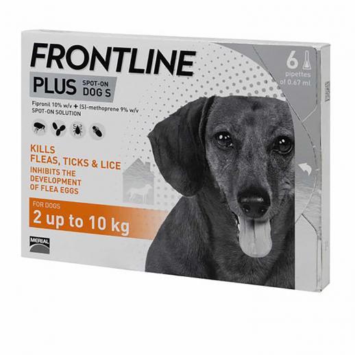  Frontline Plus Spot On Small Dog - 2-10kg