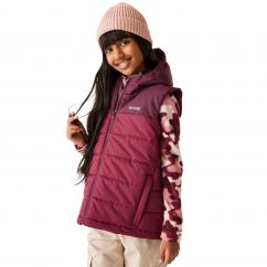 Regatta RKB101 Lofthouse Kids Hooded Bodywarmer Fig / Dark Pimento image
