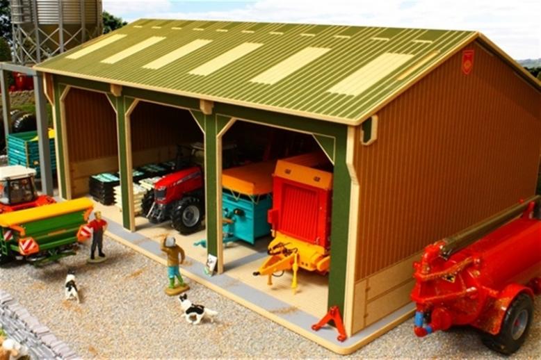  Brushwood Three Bay Open Fronted Shed 1:32 