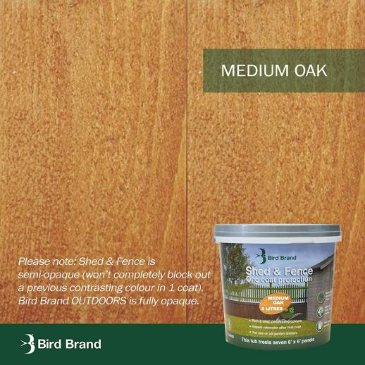  Bird Brand Shed & Fence One Coat 5L
