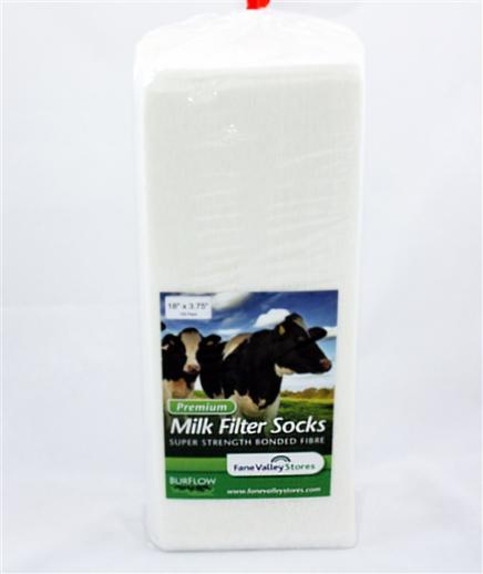  Burflow FV 18" x 3.75" Milk Socks 