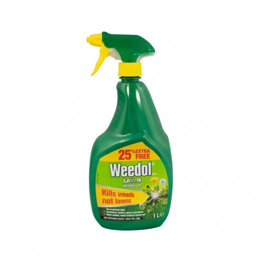  Weedol Lawn weedkiller - 800ml + 25% Extra Free