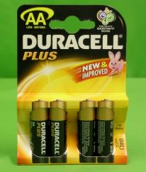 Duracell Plus AA Batteries - 4 Pack LR6 image