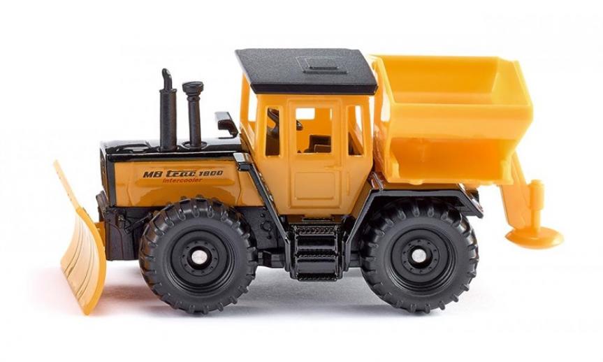  Siku Minature Mercedes Benz Trac 1800 Intercooler Winter Service Spreader 1:87 