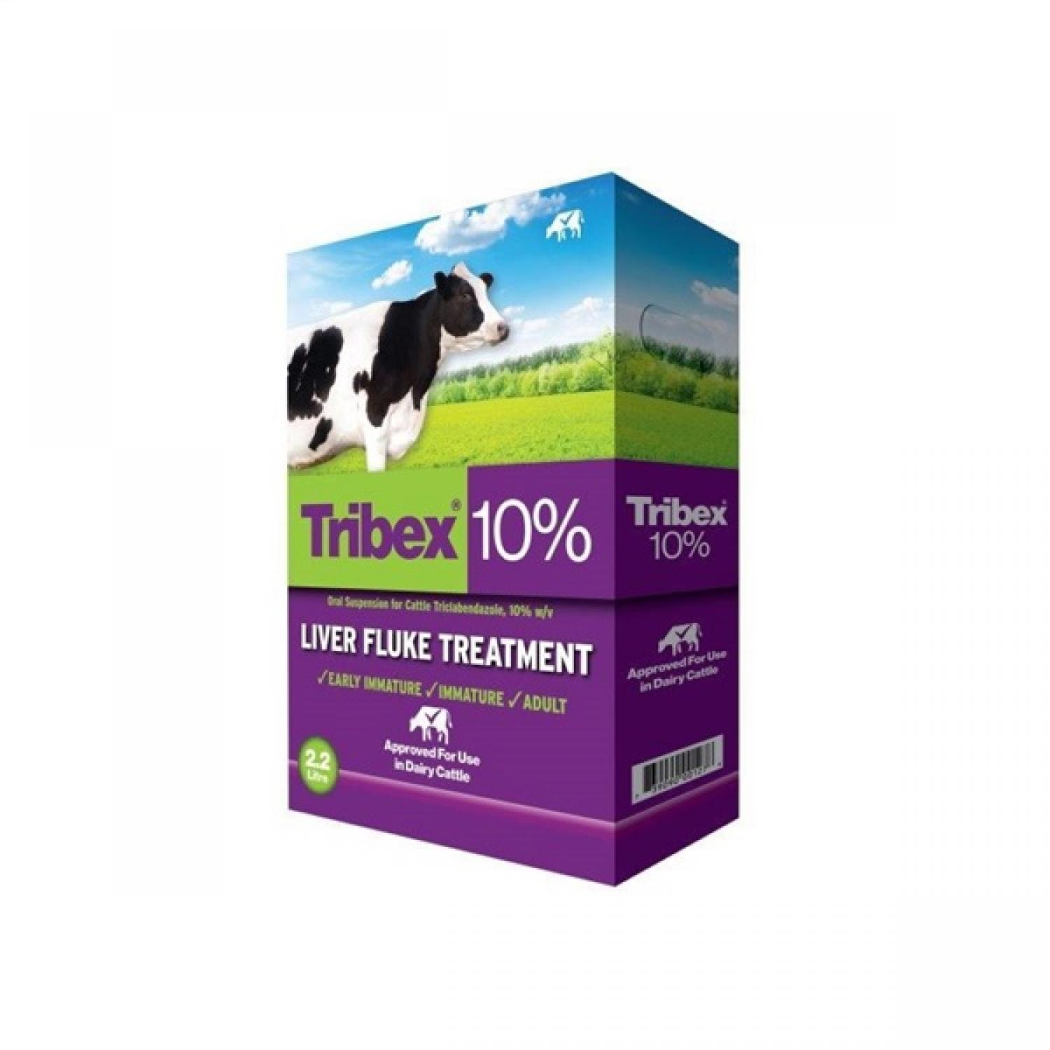 Buy Tribex 10 Cattle Oral Drench for Liver Fluke 2.2L from Fane Valley