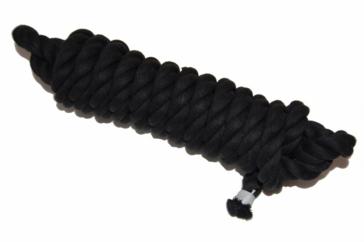 Black Cotton Show Halter 12mm 0152 image