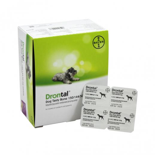  Drontal Plus Dog Wormer Tablet 