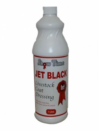 Showtime Jet Black Livestock Coat Dressing 