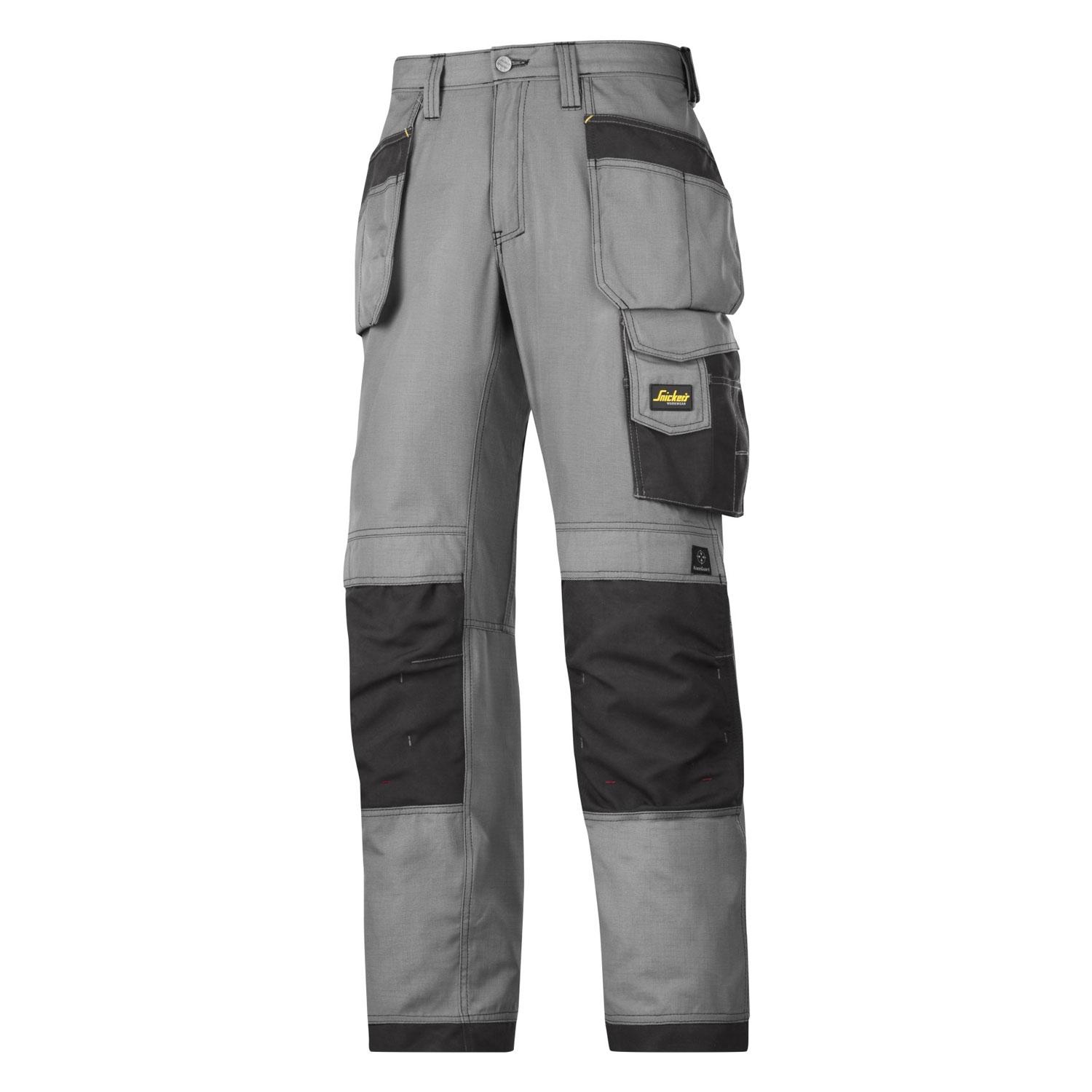 Buy Snickers 3212 Craftsman Duratwill Pocket Trouser Grey/Black Size 80 ...