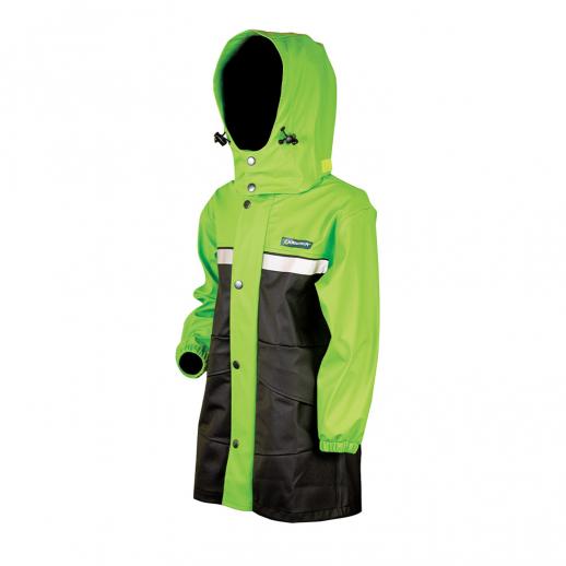  Kaiwaka Trekz Kids Parka Jacket Grey/Lime Green 