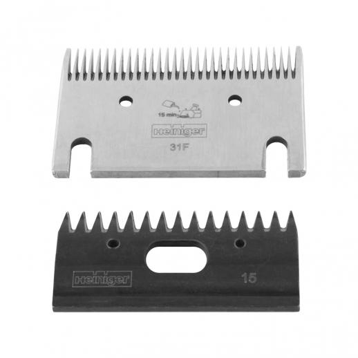  Heiniger 31F -15 Cattle/Horse Extra Fine Clipping Blade Set 703