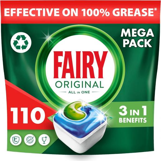 Fairy Dishwasher Tablets 110 Pack