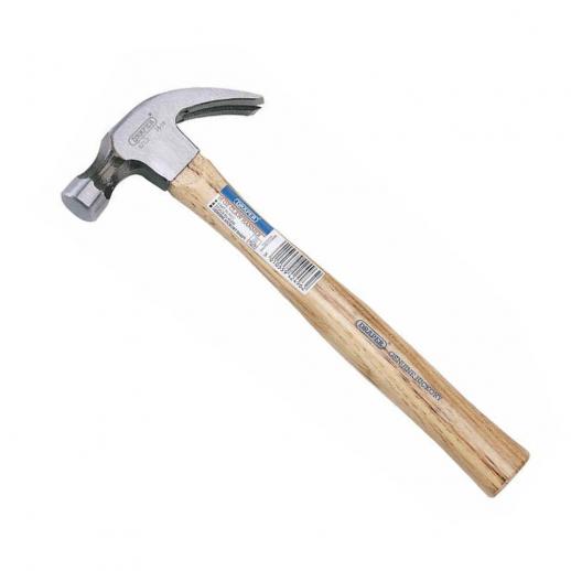  Draper 16oz Wooden Handle Claw Hammer