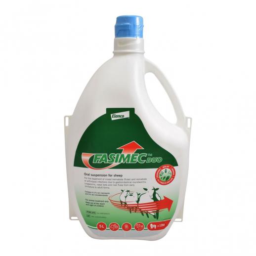  Fasimec Sheep Fluke and Worm Drench 5L