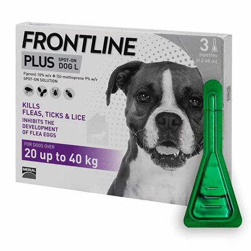  Frontline Plus Spot On Large Dog - 20-40kg 