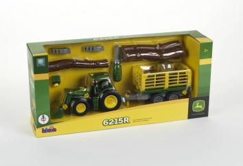 Klein 3906 John Deere Tractor & Trailer Set image