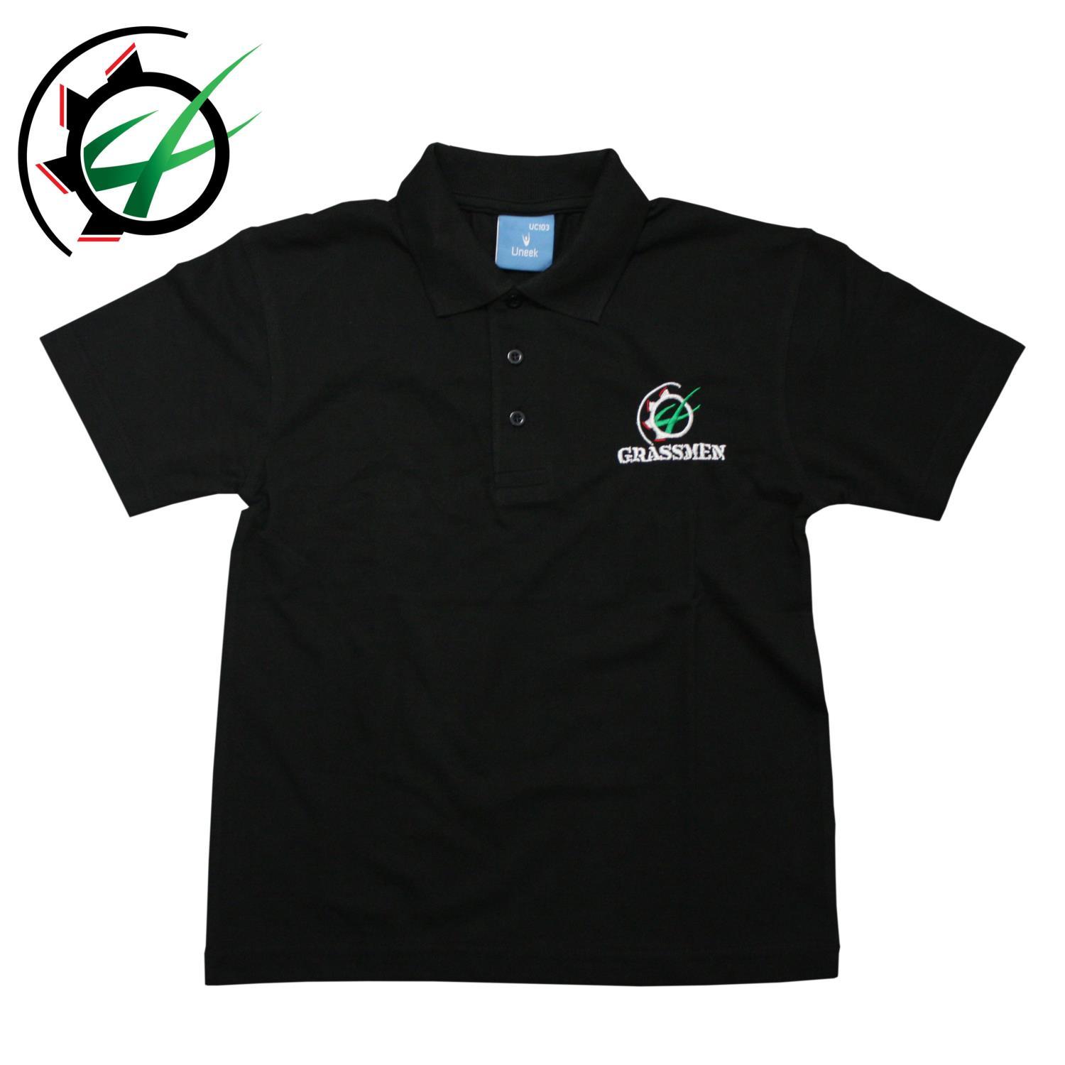 Buy Grassmen Kids Black Polo T-Shirt from Fane Valley Stores ...