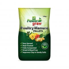 Powergrow Pelleted Poultry Manure 15kg image