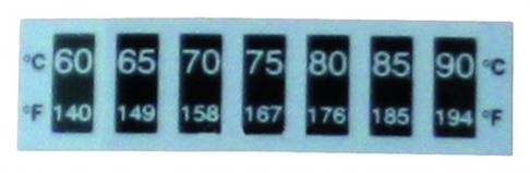 Stick On Thermochromic Liquid Crystal Thermometer TH23 image
