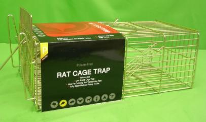 Galvanised Square Cage Rat Trap image